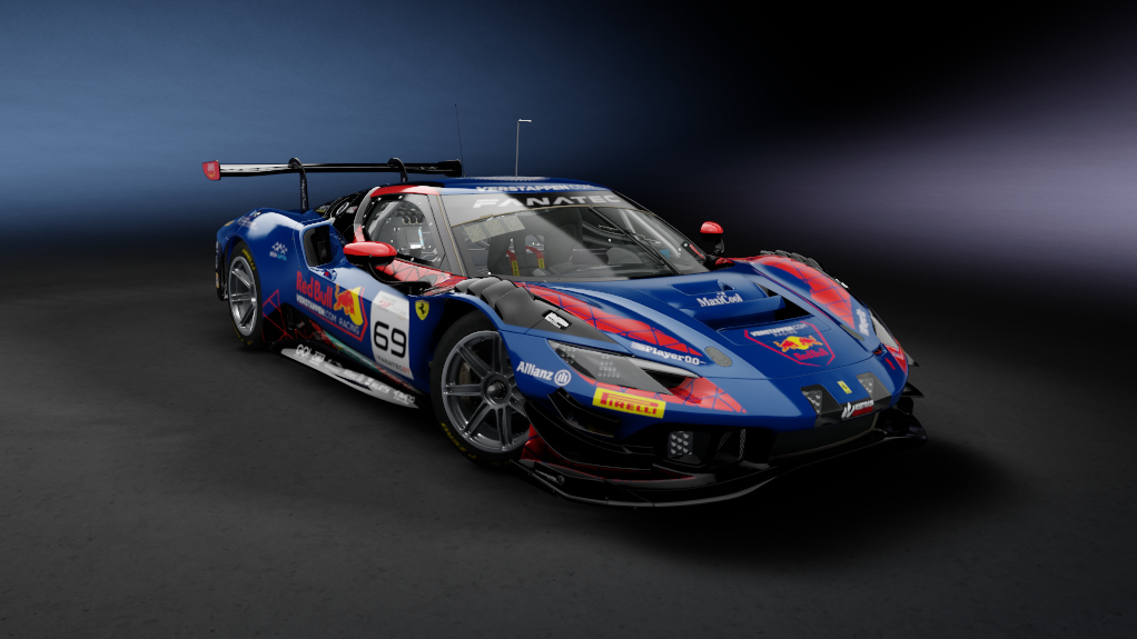Ferrari 296 DTM 2025, skin 69_GTWC_2023_Emil_Frey_Red_Bull_Racing