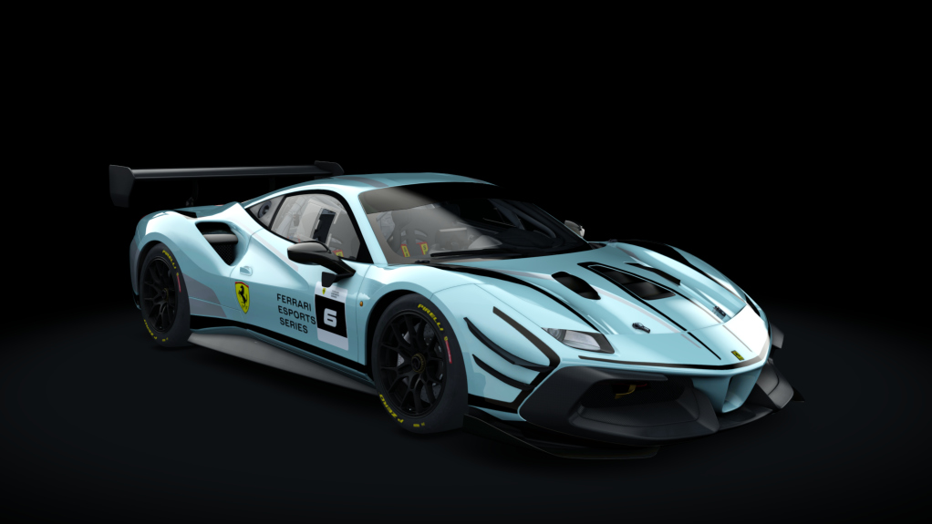 Ferrari 488 Challenge Evo, skin 21_06_grigio_alloy_prologo