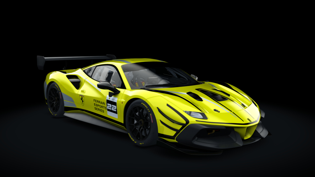Ferrari 488 Challenge Evo, skin 21_22_giallo_Prologo