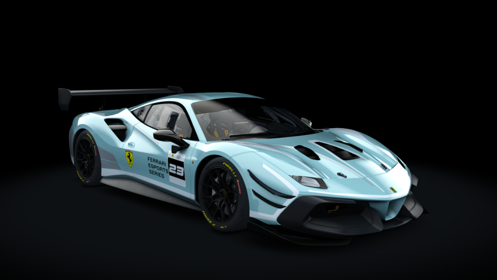 Ferrari 488 Challenge Evo, skin 21_23_grigio_alloy_prologo