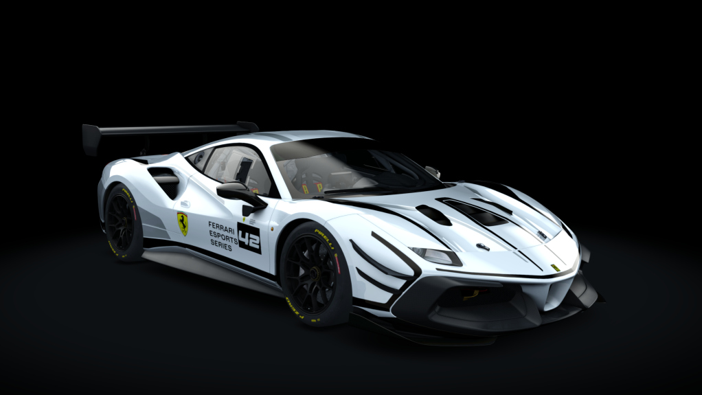 Ferrari 488 Challenge Evo, skin 21_42_bianco_prologo