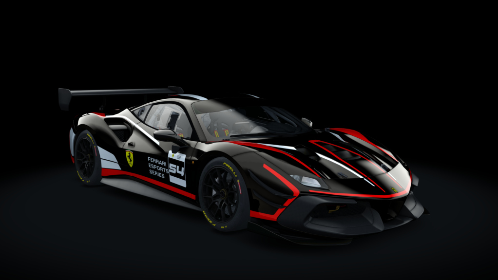 Ferrari 488 Challenge Evo, skin 21_54_nero_prologo