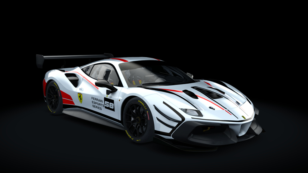 Ferrari 488 Challenge Evo, skin 21_58_bianco_prologo