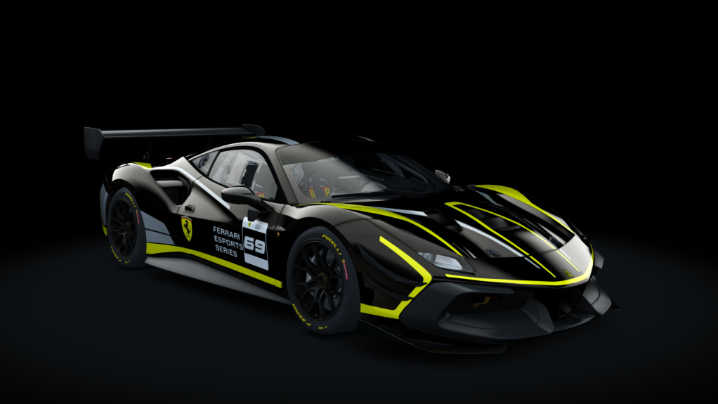 Ferrari 488 Challenge Evo, skin 21_69_nero_prologo