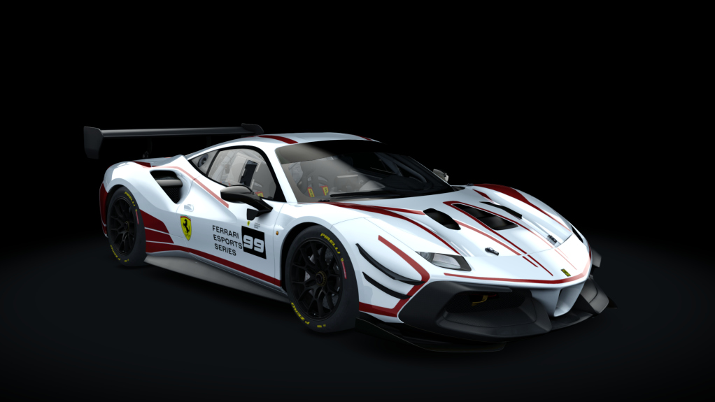 Ferrari 488 Challenge Evo, skin 21_99_bianco_prologo
