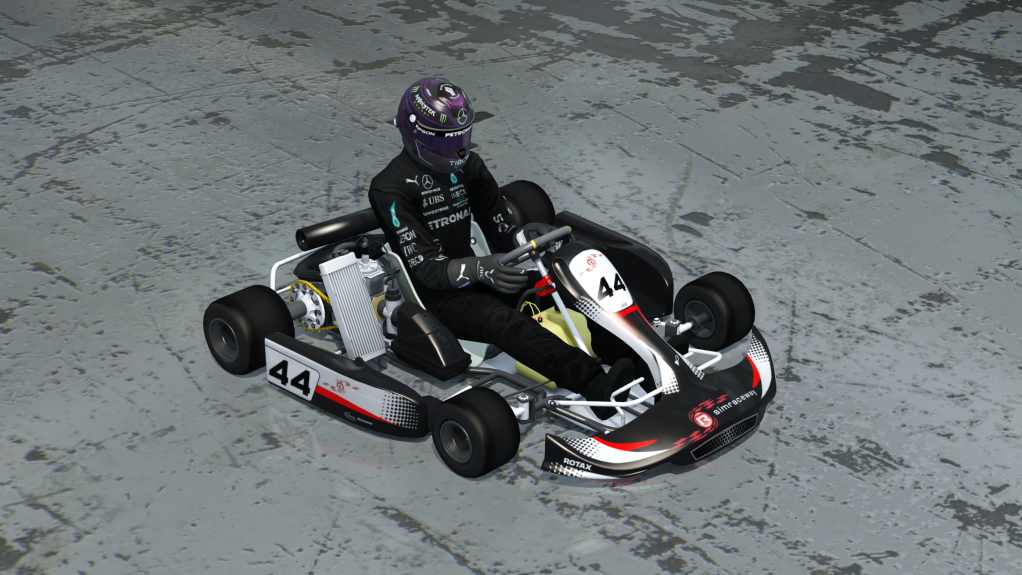 Rotax junior Kart_fix_v4, skin 44_Mercedes