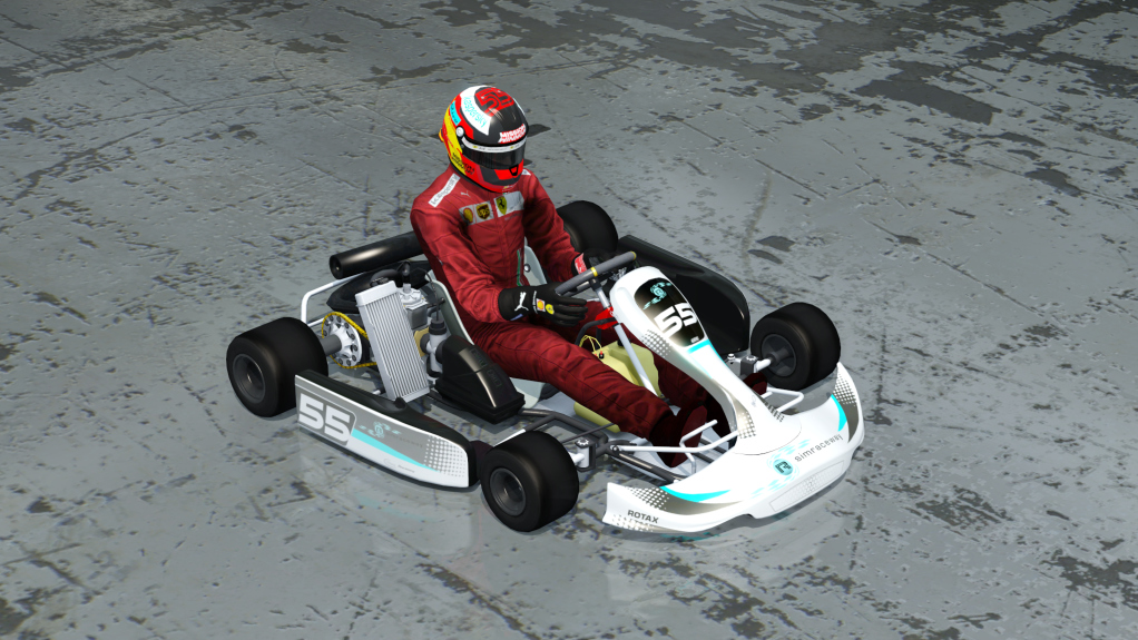 Rotax junior Kart_fix_v4, skin 55_Ferrari