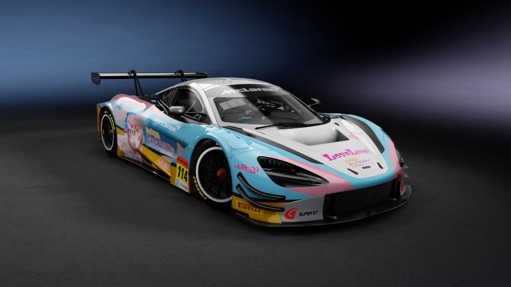 McLaren 720S EVO DTM 2025, skin uehara ayumu