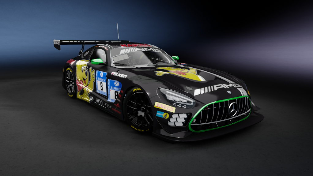 Mercedes AMG EVO DTM 2025, skin 08_Haribo_Racing_Team